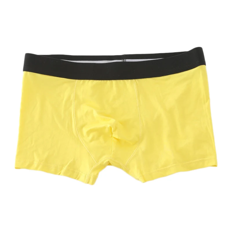 

Comfortable Underwear Men Modal Breathable Boxer Shorts Man Brand U Pouch Scrotum Underpants Solid Cuecas Masculina Lingerie
