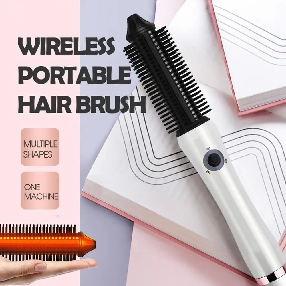 

New 2 IN 1 One Step Hair Dryer Hot Air Brush Hair Straightener Comb Curling Brush Hair Styling Tools Hair Dryer Brush