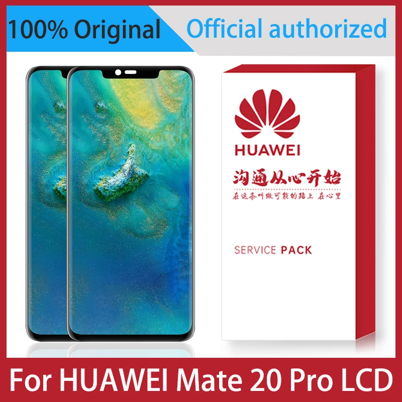Оригинальный дисплей 6 39 ''для Huawei Mate 20 Pro ЖК с сенсорным экраном и дигитайзером