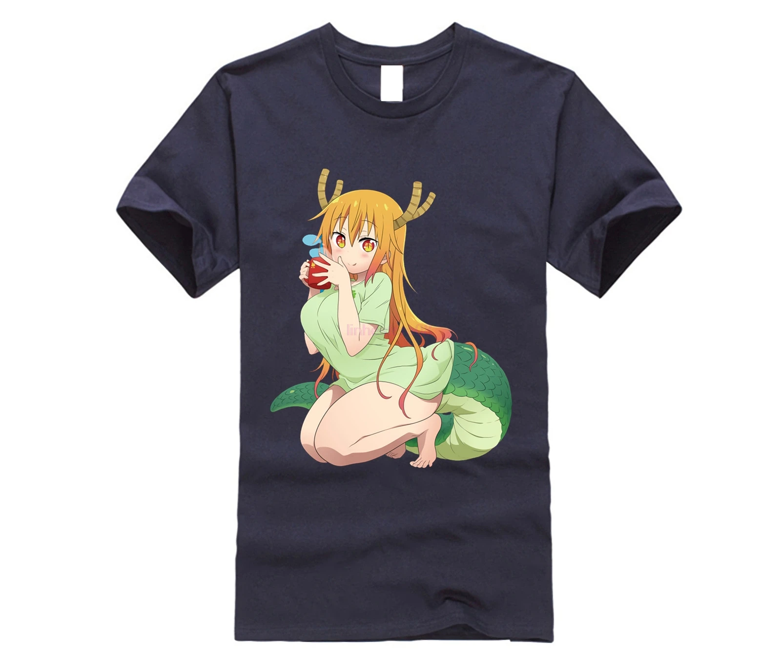 Забавная Мужская футболка Morning Tohru Miss Kobayashis Dragon Maid|Мужские футболки| |