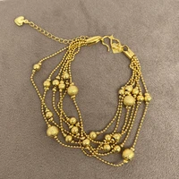 24k gold ladies bracelet saudi arabia india bracelet dubai africa jewelry ethiopian wedding bridal gift