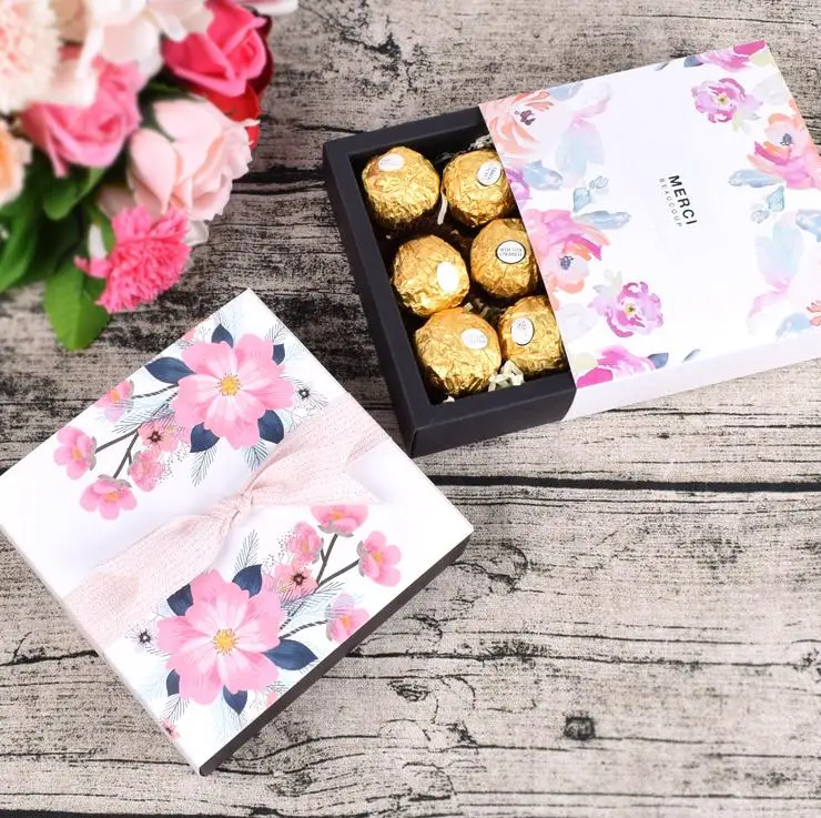 1 шт. классические/Ретро коробки для совпадений коробочки шоколада и подарочные