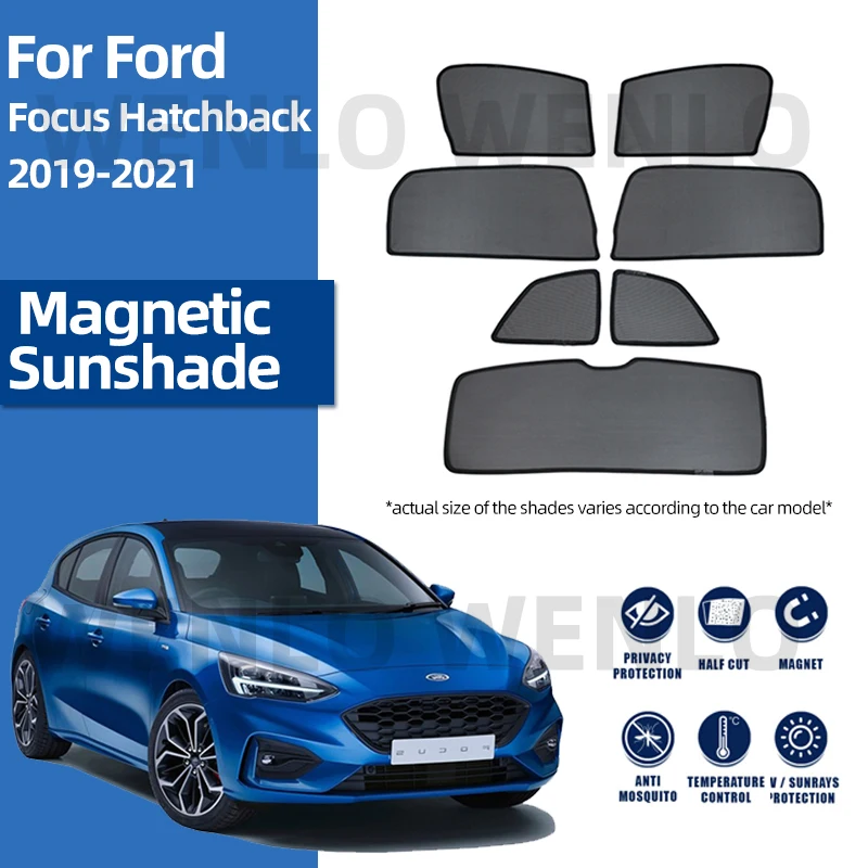 

Специальный сетчатый занавес для хэтчбека Ford FOCUS 2019-2021, магнитный солнцезащитный козырек для детей, боковой солнцезащитный козырек