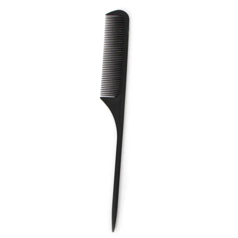 

Pro Black Fine-tooth Metal Pin Hairdressing Hair Style Rat Tail Comb Brush Hot