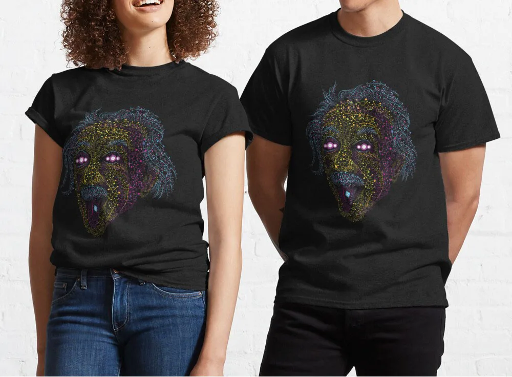 Психоделический художественный плакат с надписью Acid Scientific Language out женская