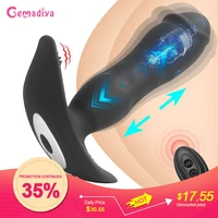 anal vibrator for men masturbator telescopic vibrators remote control dildo butt plug anal prostate massager sex toys for men