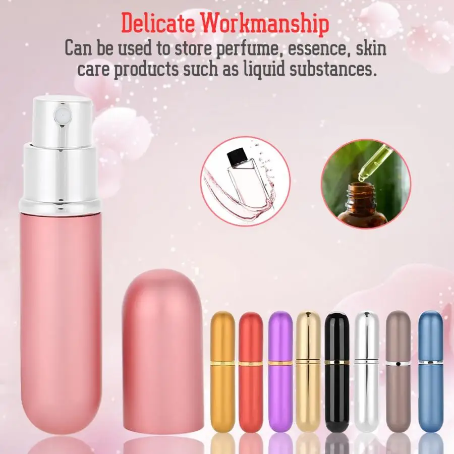5 мл портативный мини многоразовый флакон помпа для духов пустые косметические