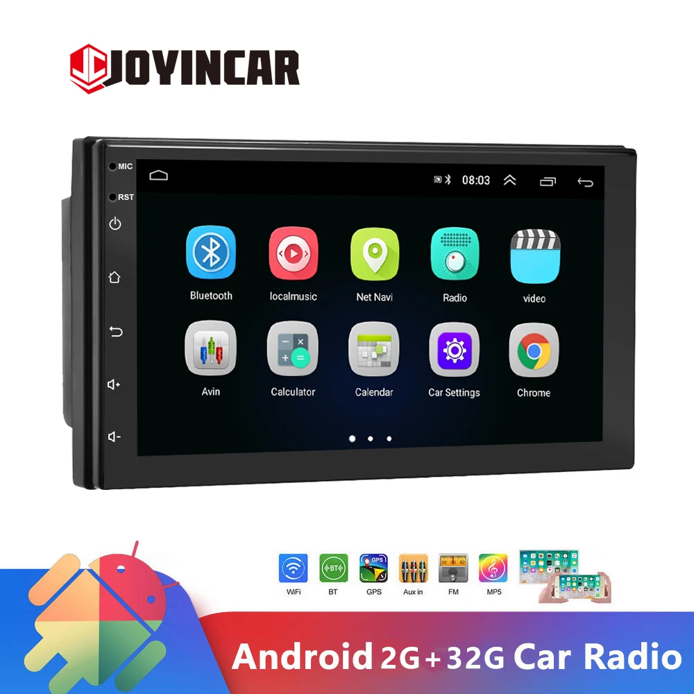 

JOYINCAR Universal Android 10 2din Car Radio GPS Multimedia MP5 Player Car Autoradio Stereo Radio 2 din for VW Nissan Hyundai