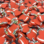 20 шт.лот 20 мм красные бусины в виде яблока хлопья глина бусины полимерная Spacer Бусины для изготовления ювелирных изделий DIY браслет шпилька # A89-6