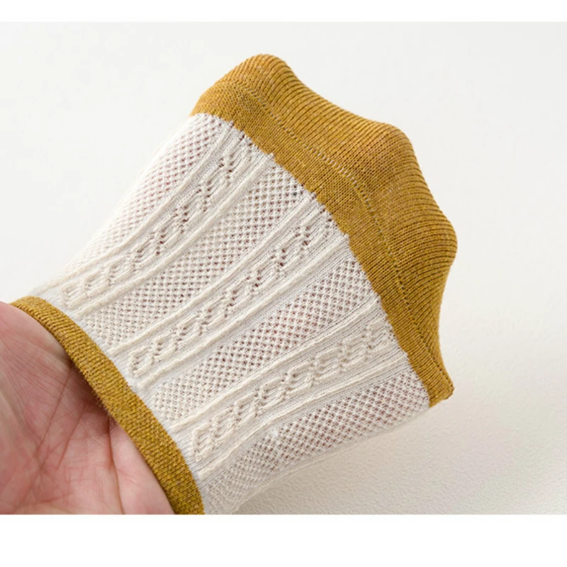 5 пар/лот носки женские зимние Харадзюку корейский стиль Япония невидимые