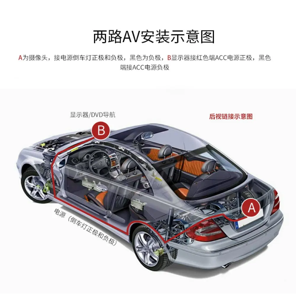 Резервная парковочная камера 170 градусов HD CCD специальная автомобильная заднего