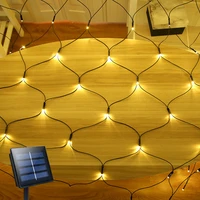 100200leds solar powered mesh mesh string lights dark green cable fairy string lights for fenced garden christmas wedding party