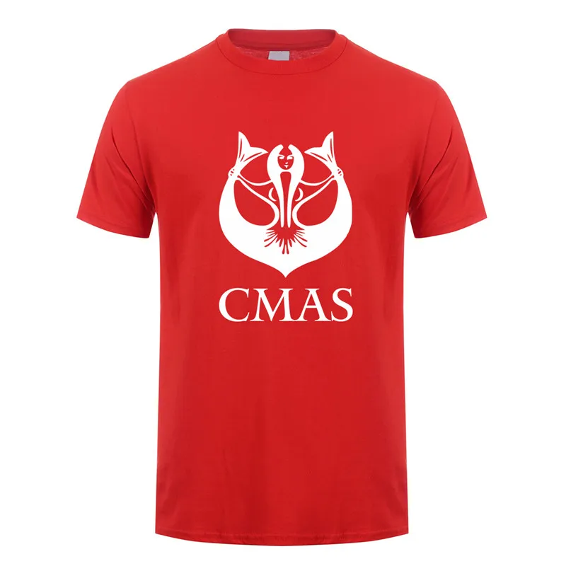 

Scuba Diving CMAS T Shirt Tees Short Sleeve Cotton Man Diver Tshirt Tops LH-255