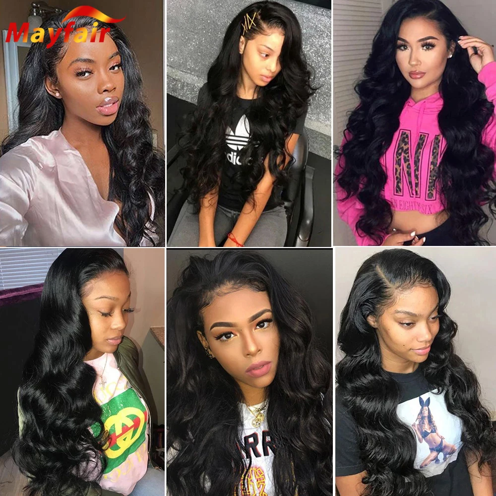 

28 Inch Lace Front Wig Body Wave 13x4 Lacefront Frontal Human Hair Pre Plucked 4x4 Closure Bodywave Wigs for Black Women