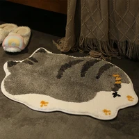 soft and cute childrens carpet modern gray cat orange cat panda piglet