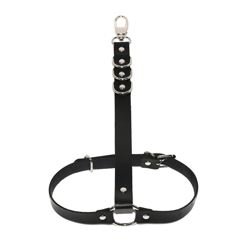 

Meow: Jeans Match Leather Leg Thigh Garter Harness For Women Pastel Body Chain Strap Gothic Punk Clothes Goth Accessories Gifts