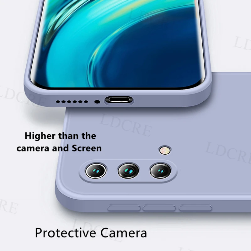 Чехол для Oneplus Nord CE чехол из жидкого силикона Противоскользящий резиновый Nord2