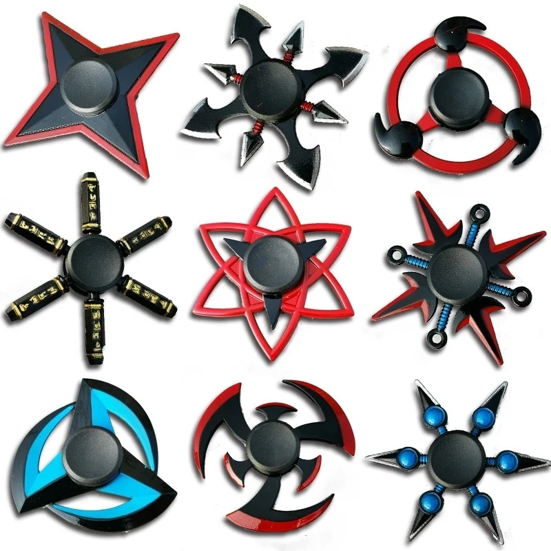 

Fidget Spinner Ninja Shuriken Sharingan Hand Spiner Finger Reliever Toys