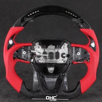 led performance carbon fiber steering wheel for dodge