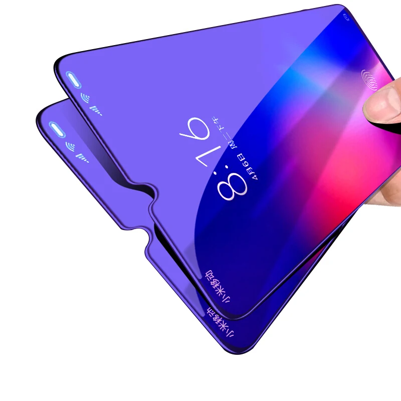 UVR 100 шт для Xiaomi mi A3 A2 Lite mi x 3 2S 2 полное покрытие анти синее закаленное стекло для Xiaomi mi Max 3 2 Note 3 Защита экрана