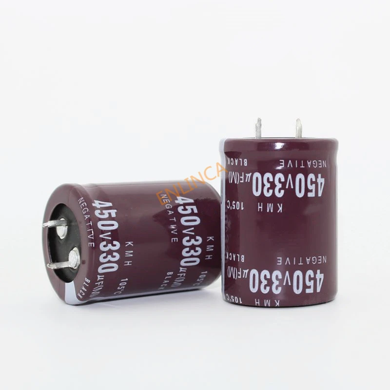 10~20pieces Only good quality 450V 330UF Radial DIP Aluminum Electrolytic Capacitors size 30*40MM 330uF 450V330UF Tolerance 20%