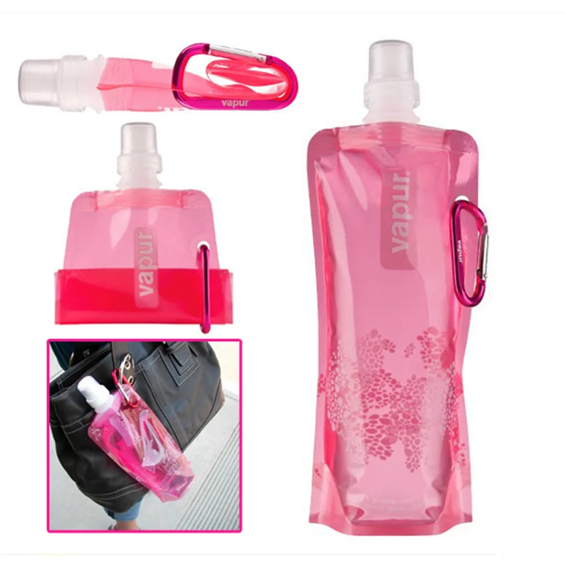 

500ML portable ultralight foldable water bag outdoor sports camping hiking mountaineering water bottle cycling water bag