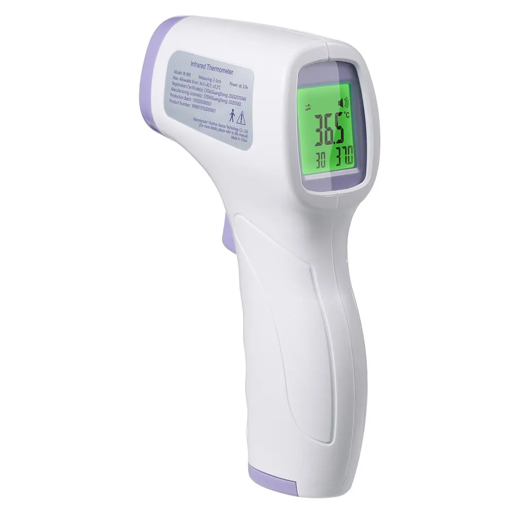 

Intelligence Straight Forehead Thermometer Non-contact Thermometer Handheld High Precision Measures Body Temperature