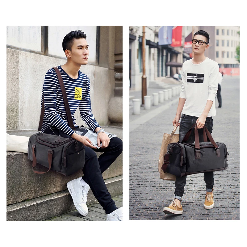 Спортивная сумка для фитнеса сухая влажная женщин и мужчин тренировочная через