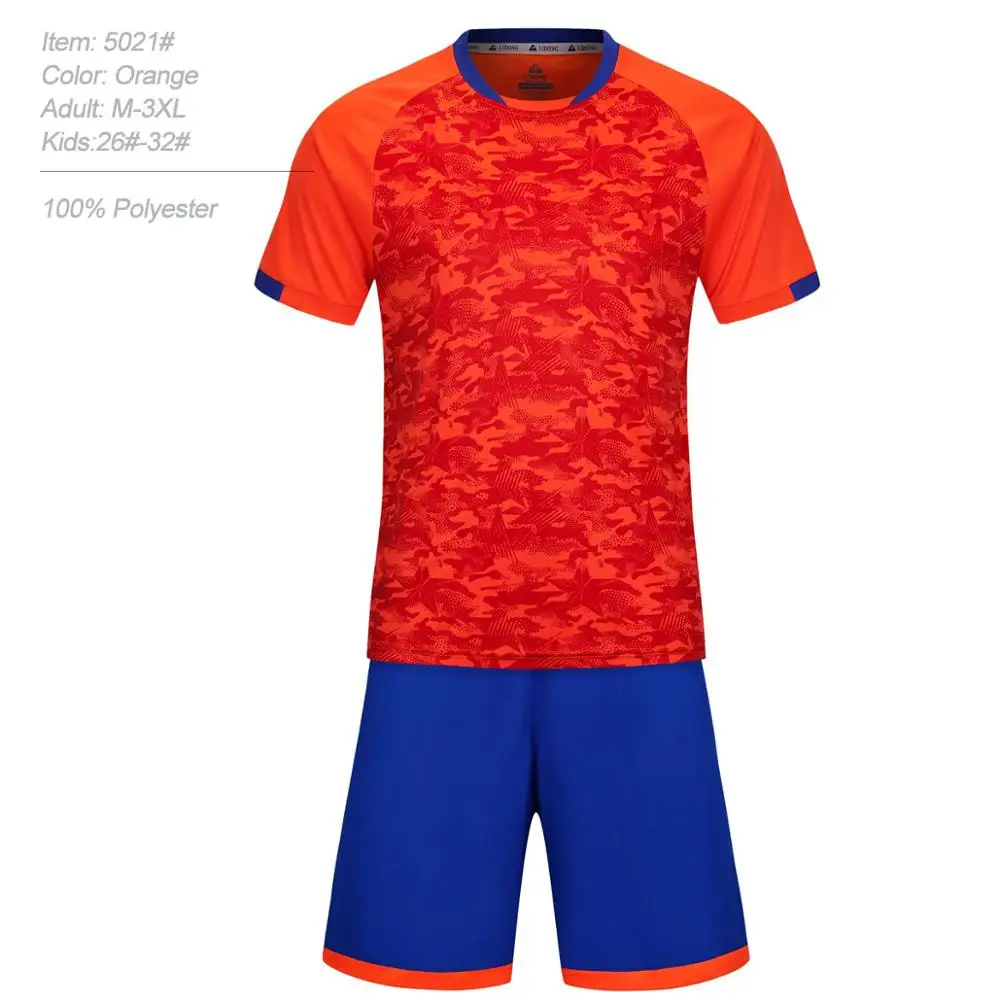 Новый Комплект футболок с цифровой печатью для мужчин и детей футбольный