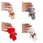 Мини-Кролик Детские плюшевые игрушки куклы прекрасный плюшевый маленький мишка мягкая игрушка мультфильм животных симпатичная цепочка для ключей подвеска мягкая игрушка