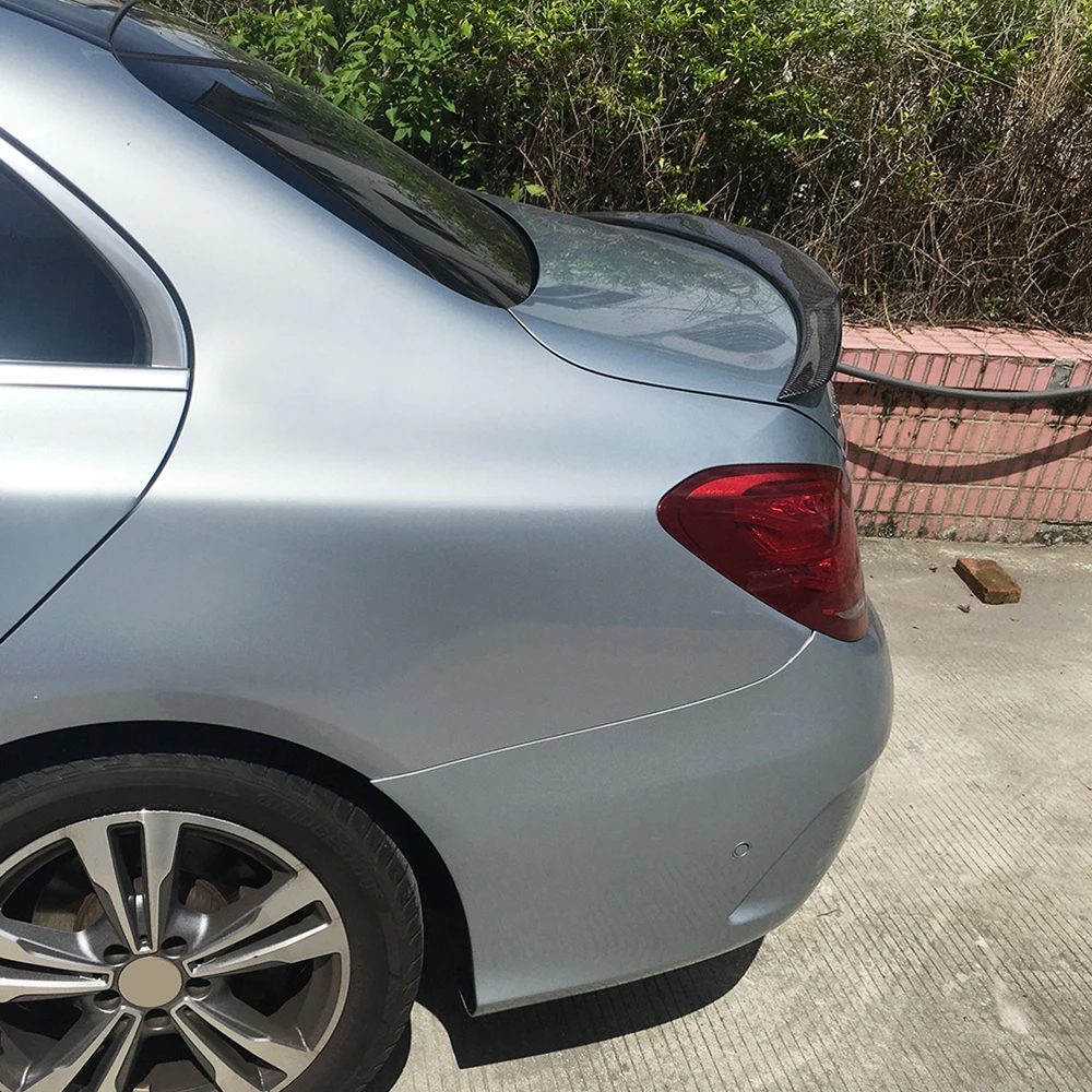 Задний спойлер из углеродного волокна для Mercedes Benz W205 C200 C250 C300 C350 C63 AMG Sedan 4 Door 2014