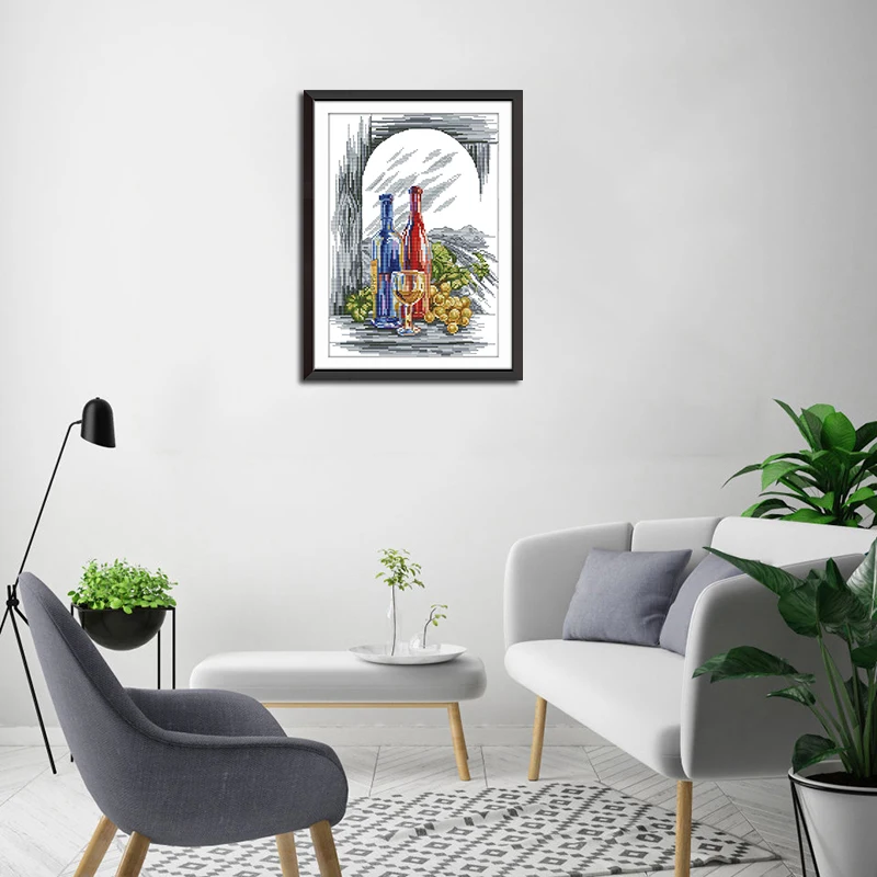 Набор для вышивки крестом joy Sunday набор домашнего декора из винного хлопка 11 и 14CTDMC