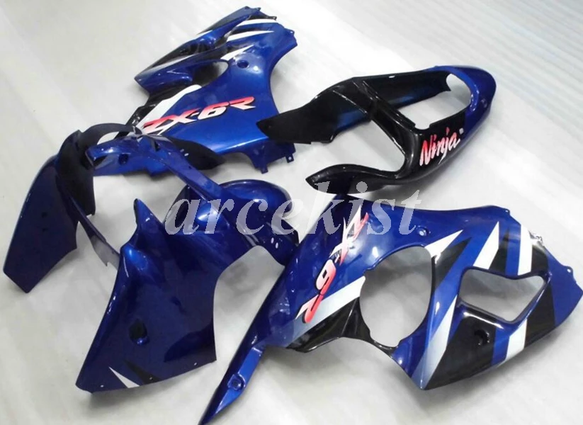 

New ABS Motorcycle Fairings kit Fit for kawasaki Ninja ZZR600 05 06 07 08 ZX-6R 636 6R 00 02 01 2000 2001 2002 Body Royal blue