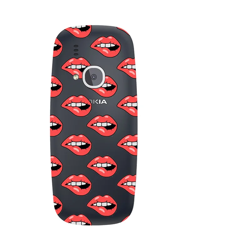 Мягкий ТПУ чехол для телефона Nokia 3310 2017 прозрачный силиконовый штамп защитная