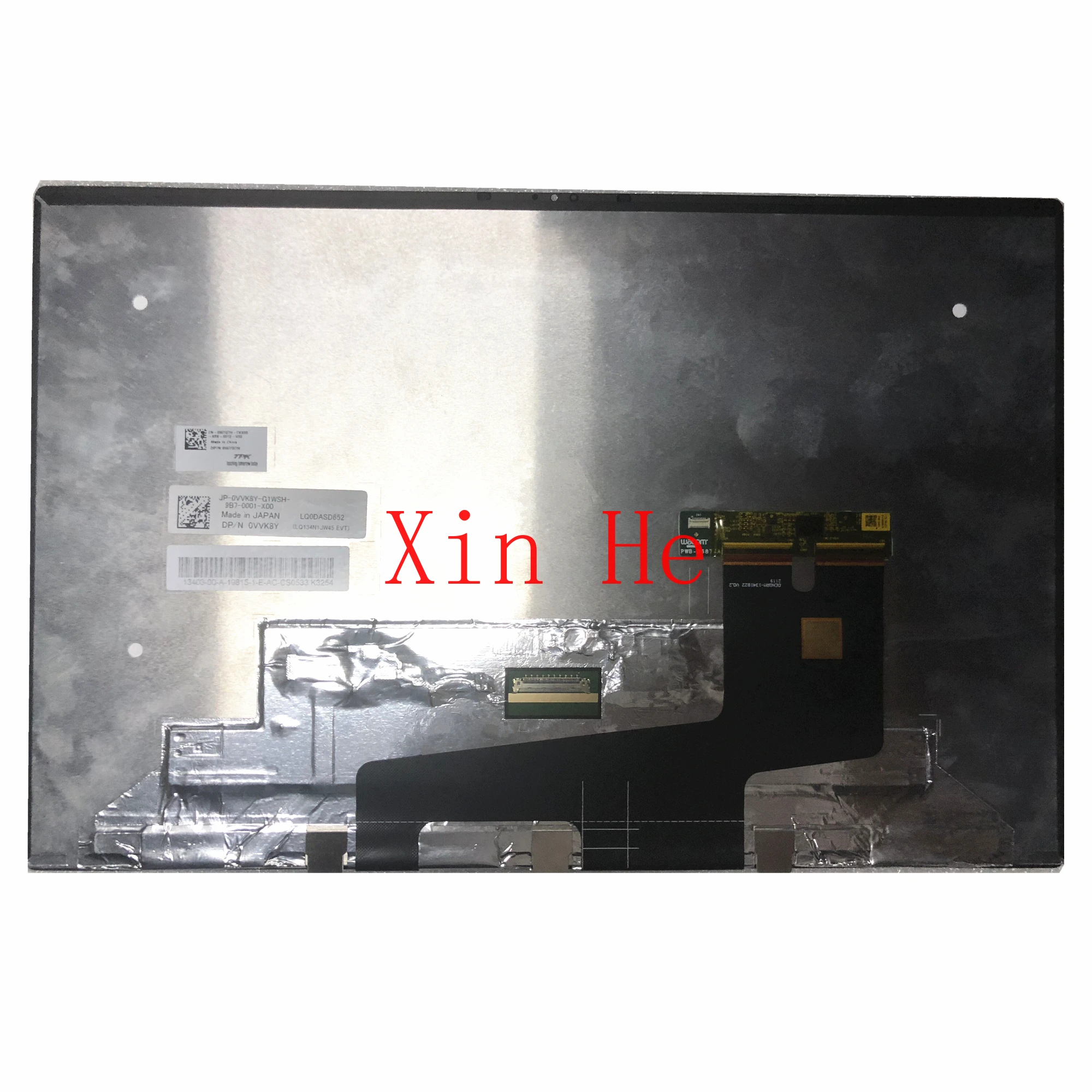 

LQ0DASD652 LQ134N1JW45 EVT 13.4'' Laptop LCD Touch Screen Digitizer Assembly for DELL DP/N: 0VVK8Y