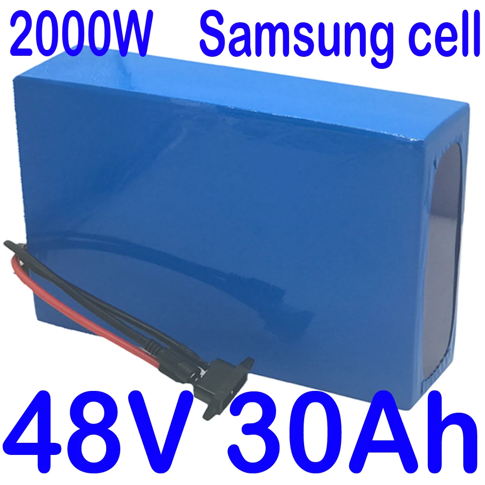 

48V 500W 1000W 2000W Battery Pack 48V 30Ah E-Bike Battery48V 10AH 13AH 15AH 18AH 20AH 25AH 30AH Lithium Battery Use Samsung Cell