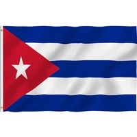 cuba flag 90150cm hanging polyester cuban national flags with brass grommets