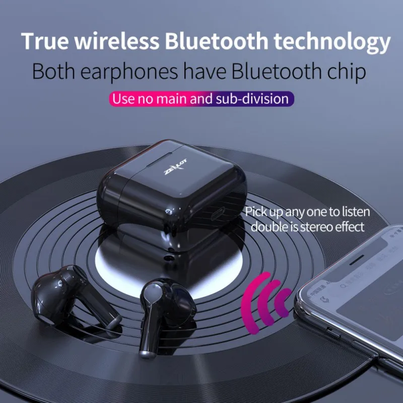 T3 Bluetooth гарнитура Всплывающие беспроводные наушники TWS стереонаушники для спорта