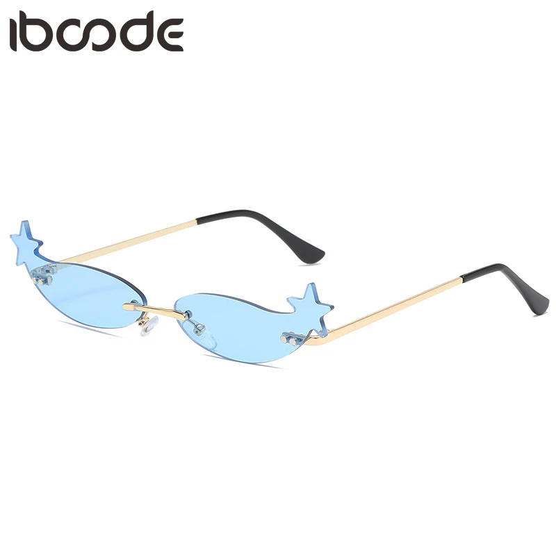 

Солнцезащитные очки iboode унисекс, без оправы, с защитой UV400