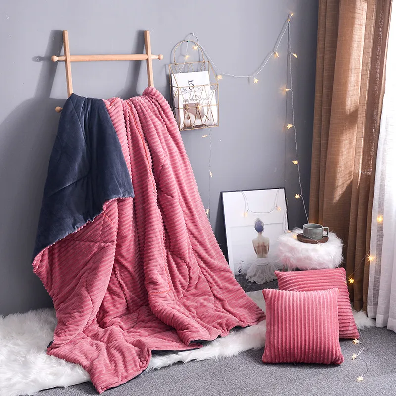 2 в 1 с украшением виде кристаллов бархат складное многофункциональное Одеяло Подушка автомобиля под спину