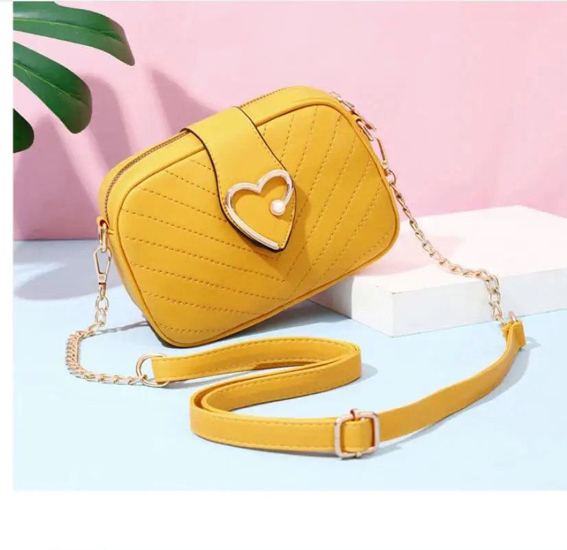 

Летняя новая женская сумка на цепочке из искусственной кожи, маленькая сумка-мессенджер, сумки через плечо, женские сумки-слинги, маленькая ...