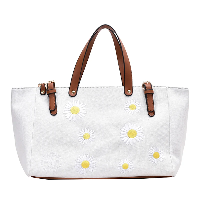 

Korean Fashion Women Big Tote Bag Ladies Shopping Bag Art Canvas Handbag Student Wild Large Capacity Shoulder Messenger Bag