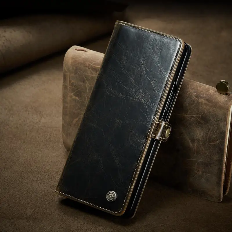 Чехол-бумажник для Samsung Galaxy Z складной чехол телефона с 3 отделениями карт |