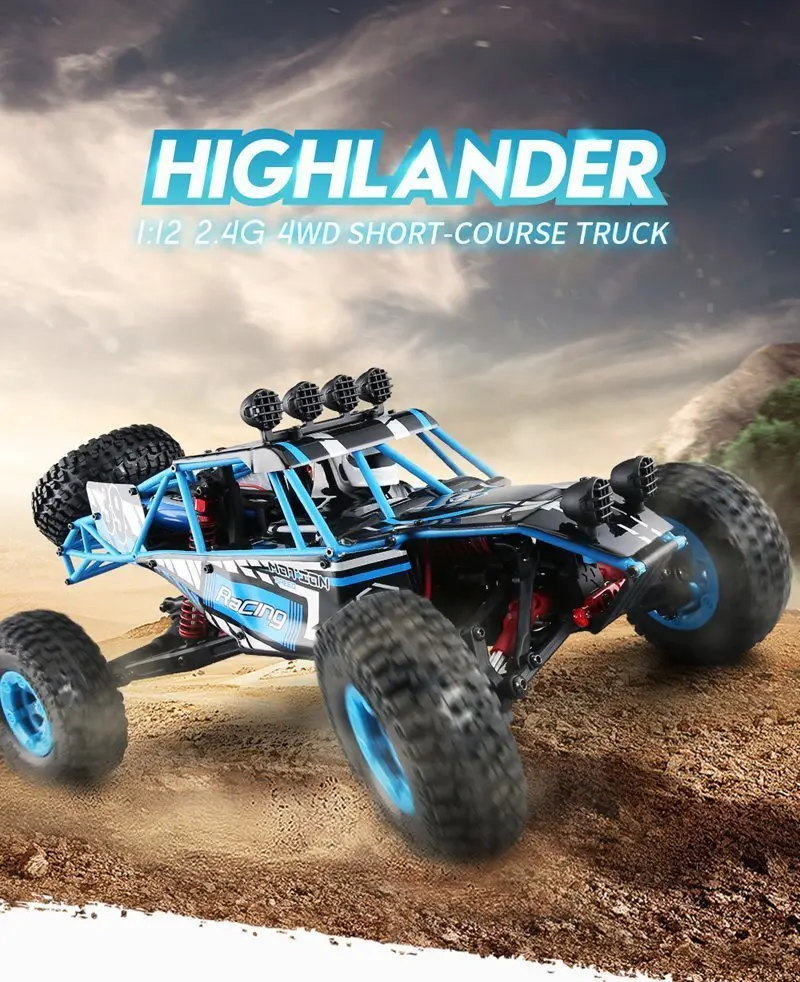 JJRC Q39 1:12 2,4 г 4WD 40 км/ч highlandedr короткий ход Грузовик Рок Гусеничный внедорожник RC автомобиль VS Q40 WLtoys 12428 REMO 1631