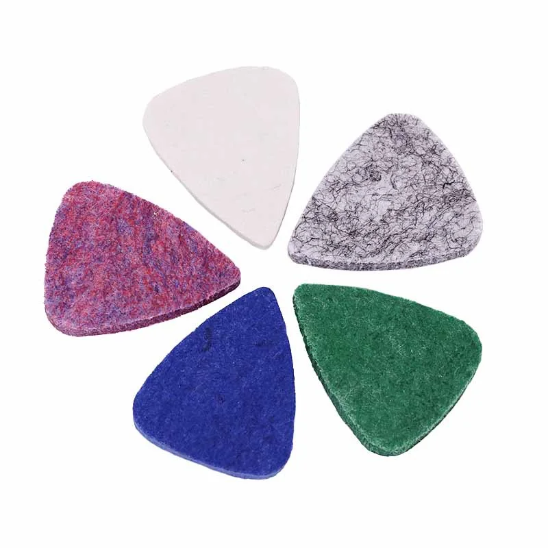 Новое поступление яркие мягкие фетровые медиаторы Гавайские гитары аксессуары