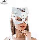 Fullyoung, сексуальная женская фотомаска, искусственная кошка, голова кошки, белая, косплей, лицо для взрослых, для Хэллоуина, маскарада, вечеринки, рейва, маски маска для лица аниме маска анонимуса маска многоразовая