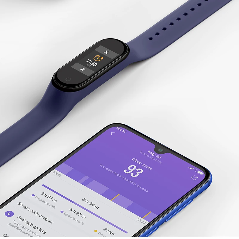 85% Новый смарт-браслет Xiaomi Mi Band 4 3 цвета AMOLED экран пульсометр фитнес Bluetooth 5 0 спорт