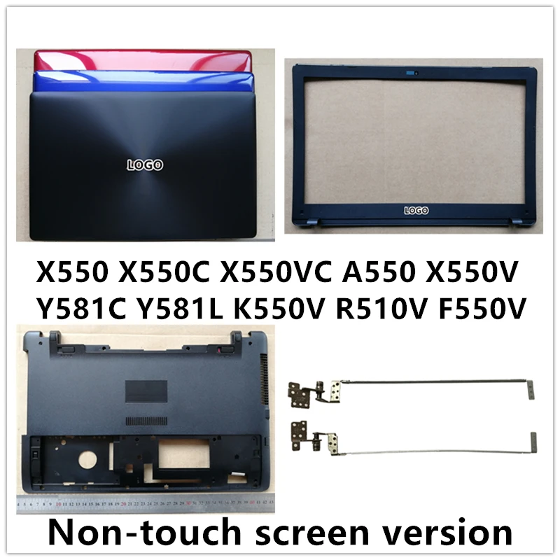 

Новый ЖК-чехол для ноутбука ASUS X550, X550C, X550VC, A550, X550V, Y581C, Y581L, K550V, R510V, F550V, верхняя крышка, передняя панель, Нижняя крышка