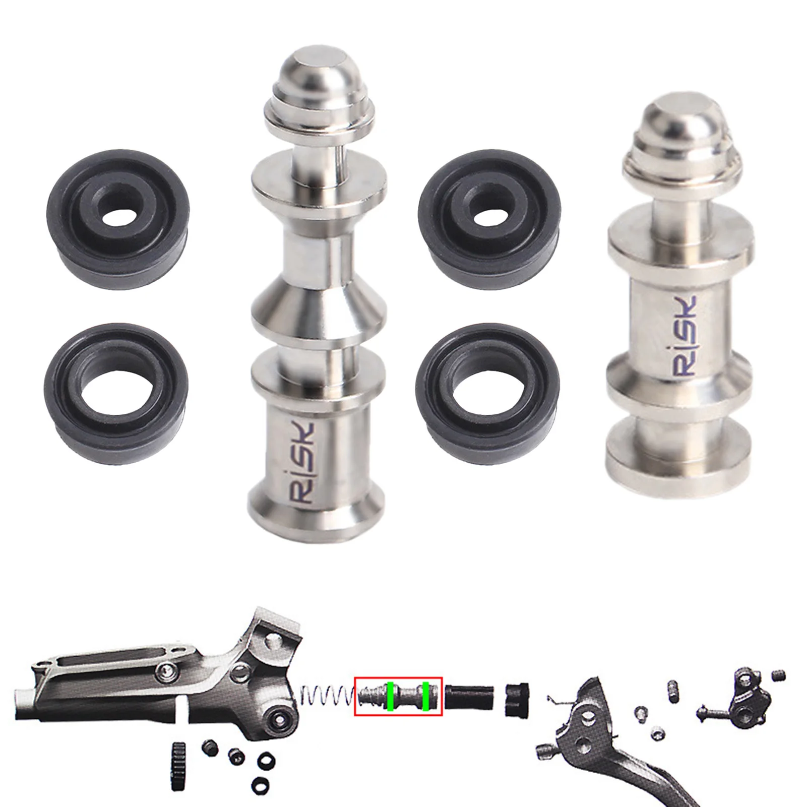 

Guide R RSC Db5 Level Brake Lever Piston Brake Oil Seal Oil Disc Repair Seal Ring