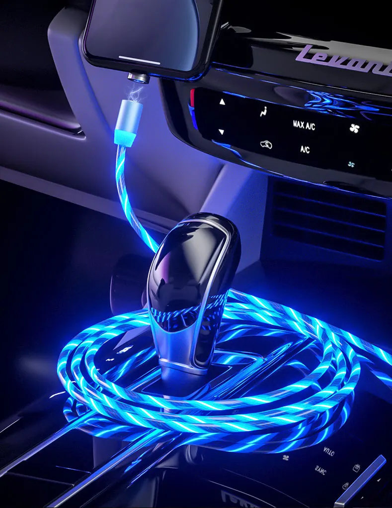 MOOJECAL Магнитный зарядный кабель Micro usb type C зарядное устройство Быстрая зарядка для iPhone XS Max samsung зарядный магнит Android телефон
